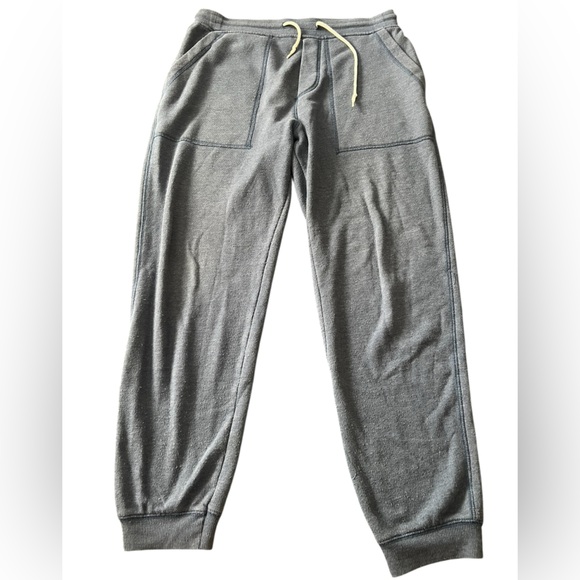 Marine Layer women’s blue pocket jogger sweatpants Made in the USA - Picture 1 of 9